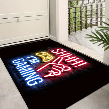 Gaming Rug, 3D Game Carpet, Non-slip Floor Mat